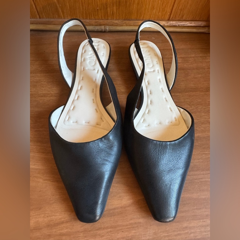 Frank Sarto Women’s Riva Pointed Toe Slingback Flats Ballet